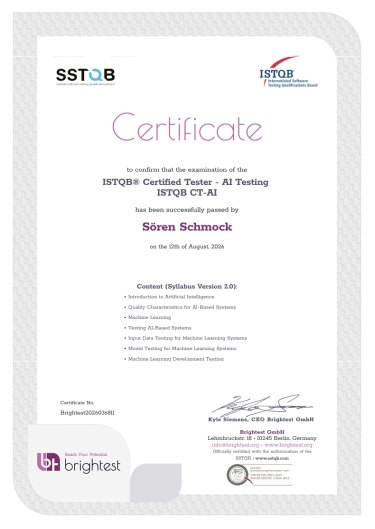ISTQB® Certified Tester - AI Testing (CT-AI) V2.0